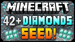 Minecraft 1.8.3 Seeds - 42+ DIAMONDS AT SPAWN! - Best Diamond Seed