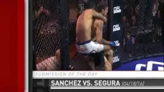 Submission of the Day: Erick Sanchez Forces Mike Segura to Tap at Combate CINCO