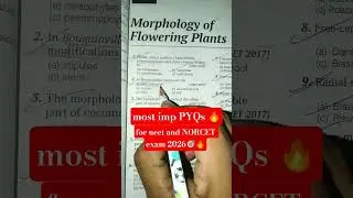 most imp PYQs 🎯🔥 #neetquestion #norcet 2026#neet 2026 #biologypyqs #motivation #ytshorts #shortfeed
