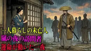 嵐の夜に将軍を迎え入れた未亡人、その情けが運命を変えた | 野談 | 伝説 | 昔話 | 説話 | 民話
