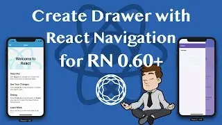 React Navigation Drawer Tutorial with React Native 0.60+ | Combine DrawerNavigator & StackNavigator