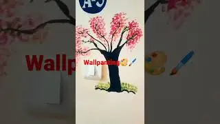#wallpanting #quickcraft #homedecor #acrylicpainting #diy #home