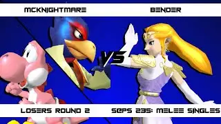 S@PS 235: McKnightmare vs Bender Losers Round 2- Melee Singles