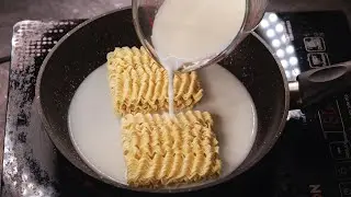 New Milk Maggi Recipe | Noddles Recipe | Snacks Recipe | T'stove#shorts