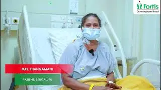 Patient Testimonial | Dr. Shashikiran N J | Fortis Hospital, Cunningham Road,  Banaglore