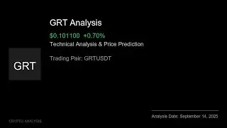 GRT (GRTUSDT) Technical Analysis - Price Prediction & Buy or Sell September 14, 2025