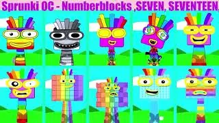 My Sprunki OC : SEVEN, //SEVENTEEN, /SEVENTY, SEVEN HUNDRED (From NumberBlocks)