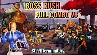 Streets of Rage 4 - Dr. Zan and Floyd Boss Rush Full Combo V8