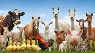 100 Animal Sounds for Kids &ndash; Horse, Pony, Zebra, Donkey, Mule, Onager Compilation