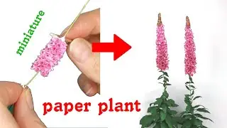 Miniature Foxglove Plant Tutorial | DIY Dollhouse