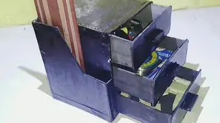 DIY  lemari/laci komponen dari karton