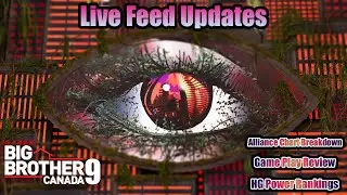 BBCAN9 Live Feed Update #1 Alliance Chart & Power Rankings