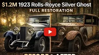 1.2M 1923 Rolls-Royce Silver Ghost Full Restoration | Before & After ASMR