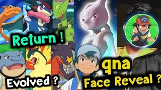 Qna : Face reveal ? YouTube income || Ash charizard, Greninja return?, Ash next Pokemon : My opinion