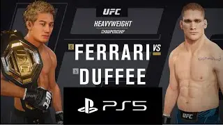 UFC 4: Ferrari vs. Duffee | World Heavyweight Championship Showdown Ends in First-Round Knockout!