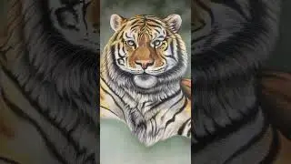 Watch a Realistic Tiger Come to Life! 🎨🐅 Dafen Village Studio's Master Artists at Work! #dafen