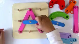 Wooden Alphabet Puzzle | Learn ABC with wooden toy puzzle for kids