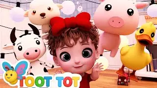 The farm animals song & other kids songs 20 minutes loop | TOOT TOT kids TV