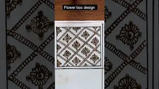 Flower filling design 💗#simplemehendidesign #hennadesign #flowermehendidesign
