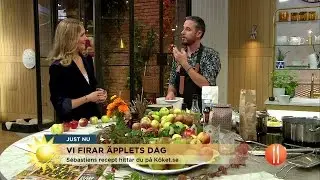 Sébastien bakar äppelpaj på äpplets dag! - Nyhetsmorgon (TV4)