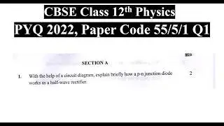 With the help of a circuit diagram, explain briefly how a p-n junction diode works as a half-wave re
