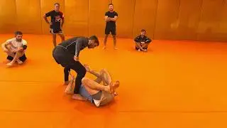 Escaping Knee on Belly to 50/50 with Cross-Body Ankle Lock