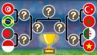 Marble Race Countries | Marble Soccer Tournament | Beat The Keeper