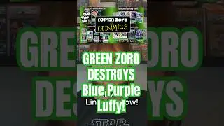 ZORO DESTROYS BLUE PURPLE LUFFY OP12 #OPTCG #onepiecetcg #onepiececardgame