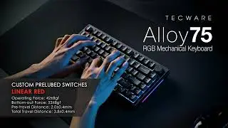 Tecware Alloy 75 - Typing Test