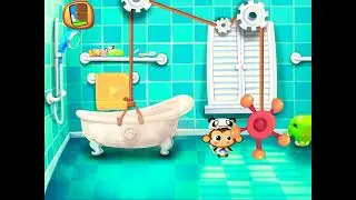 The Monkey Family Gets her Bathroom Fix! | Dr. Panda Handyman