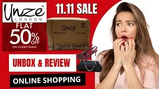 Unze London Sale 11.11 || Online Shopping Unboxing and Review #sale  #unzelondon #wintersale2025