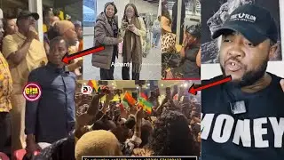 Break! See happiness in Kenpong face at Kotoka Airport&Massive supporters-Akosua Serwaa is blessed
