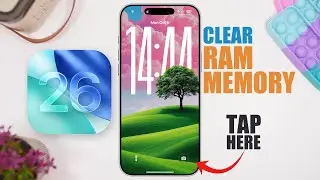 How To Clear iPhone RAM Memory - iOS 26 !
