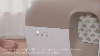 Button and Ambient Light Operation Guide for Your Self-cleaning Litter Box