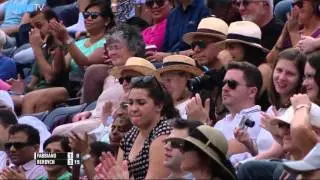 Berdych Hits Forehand Pass Hot Shot Dubai 2016