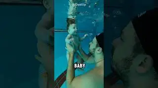 This parent deliberately threw her baby into the water, here's why...