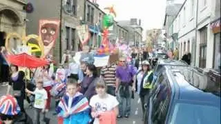 Bentham Jubilee procession - The largest flotilla ever assembled on dry land.