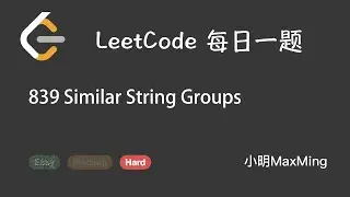 Leetcode 839 Similar String Groups