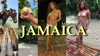 JAMAICA TRAVEL VLOG | LOUNGE 2727 CLUB| BAMBOO RAFTING | HORSE RIDING | HURRICANE BERYL & MORE!