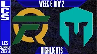 FLY vs IMT Highlights | LCS Summer 2023 W6D2 | FlyQuest vs Immortals