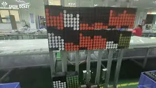 Showjockey DMX RGB Flip the color block digital Art installations New product