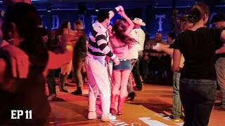 Americans Take Us Line Dancing in Texas