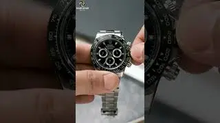 Мужские часы Rolex Cosmograph Daytona с черным циферблатом Oystersteel 116500LN #tigerriverwatches