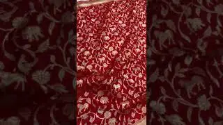 1.AJ02-D Pure banarasi katan silk handloom dupatta #shikargaah #dupattas #silkdupattas #bridal