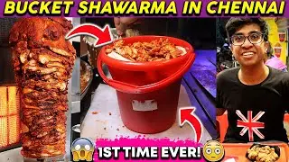 🔥Wiaderko shawarmy po raz pierwszy w życiu😳 w Ćennaj | Recenzja jedzenia w języku tamilskim | Idr...