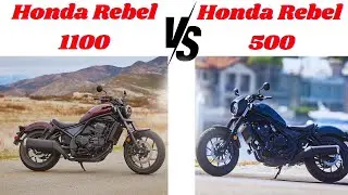 2022 Honda Rebel 500 vs Rebel 1100: Full Specs Comparison