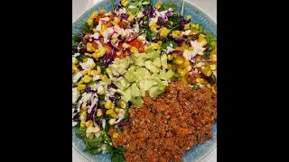 Best rawvegan tacomeat ever! Taco salad recipe (no machines)