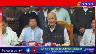 NBNN News Nov 30 BTC Chief Hagrama Mohilary Press Conference Kokrajhar 