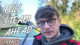 Overheating On First Solo Cruise | Quick Tour & Oak Fire Surround | Narrowboat Conversion | BOATLIFE