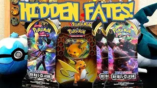 Открытие банки Hidden Fates Pok&eacute;mon Raichu